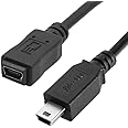 chenyang Mini USB Extension Cable USB 2.0 Mini USB 5Pin Male to Female Data Power Extension Cable Adapter 1.6ft