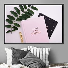 signwin Framed Canvas Wall Art Pressed Quotes 3D...