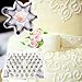BakeLux Cake Decorating Tips Set - 56 Piece Professional Kit With Reusable Cotton Pastry Bag For Icing Piping, 2 Flower Nails, Coupler, Storage Box, Duyas Reposteria, Baking Tools Supplies