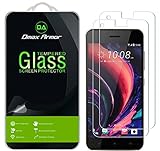 [2-Pack] HTC Desire 10 Pro Screen Protector, Dmax Armor [Tempered Glass] 0.3mm 9H Hardness, Anti-Scratch, Anti-Fingerprint, Bubble Free, Ultra-clear
