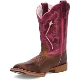 Dan Post Western Boots Girls Leather Salina 12.5 Child Tan DPC4003