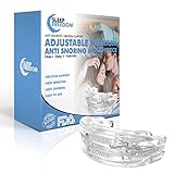 Adjustable Anti-Snoring Mouthpiece for Men & Women| Comfortable Anti-Snore& Bruxism Support Mouth Guard | Personalized Fit & Premium Quality | Prevent Snoring & Teeth Grinding | Enjoy Restful Sleep