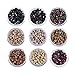500 Pcs 5.0 mm Silicone Lined Micro Links Rings Hair Extensions Beads Silicone Lined Beads for Human Hair Extensions and Feather Extensions (Black)