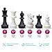 Kettler Giant Chess Pieces Complete Set with 25 Inches Tall King - White and Black