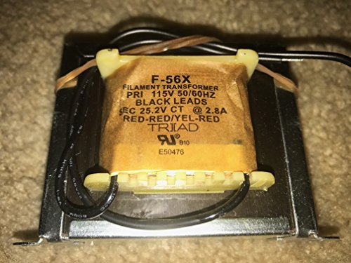 Triad Magnetics F-56X Power Transformer 115VAC To 25.2VAC, 2.8 Amps