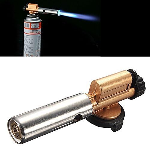 Ypres SU Blow Torch Butane Torch Flame Gun With Safety Lock Windproof Culinary Torch 1350°C for Hiking, Camping, Cooking, Kitchen, Creme Brulee, BBQ(Butane Gas Not Included)