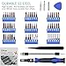 ORIA Screwdriver Set, 64 in 1 Precision Screwdriver Kit with 56 Bits, Magnetic Driver Kit, Professional Repair Tool Kit, Flexible Shaft for iPhone 8, 8 Plus, Smartphone, Game Console, Tablet, Blue