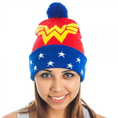 wonder woman pom beanie