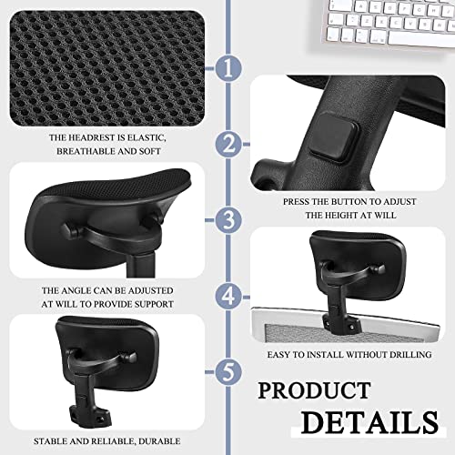 Juexica Office Chair Headrest Attachment Chair Adjustable Headrest