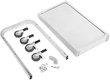 ybaymy 3 Tier Stainless Steel Trolley 750x400x835mm Kitchen Cart view 7