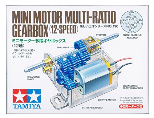 Tamiya Mini Motor Multi Ratio Gearbox 12-Speed TAM70190