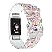 RedTaro Bands Compatible with Fitbit Charge 2, Replacement Accessory Wristbands, Paisley Design, Small