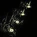 Maggift Solar Ground Lights, 8 LED Garden Pathway Outdoor In-Ground Lights, 4 Pack (Warm White)