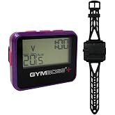Gymboss Plus Interval Timer and Stopwatch and Gymboss Watchstrap - Bundle (Violet/Pink)
