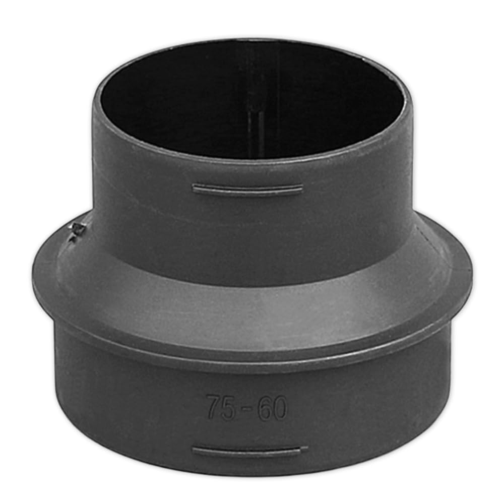 Riloer 1x Heater Ducting Adaptor for Duct Fan System for Various Air Circulation, 60MM/2.36"", 75MM/2.95