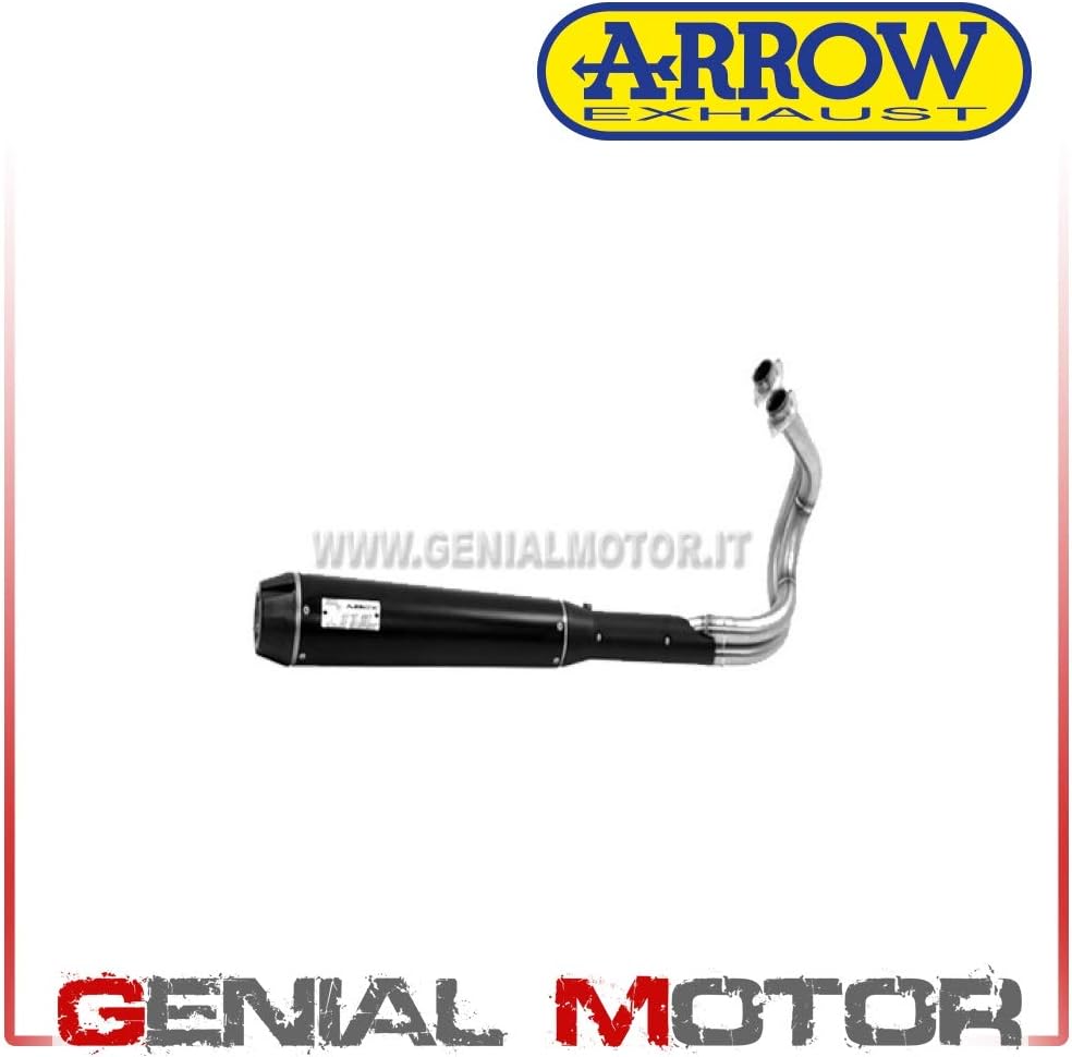 74501RB Full Exhaust Arrow Rebel Steel Black Vulcan S 650 2014 > 2016