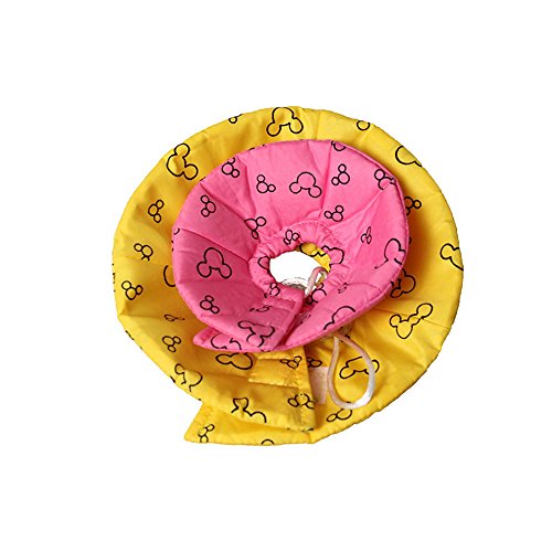 51Panda Pet Recovery Collar, Pet Adjustable Small Animal Waterproof Neck Cover Cone for Hamster, Guinea Pig, Mice, Mouse, Kitten and Rabbit