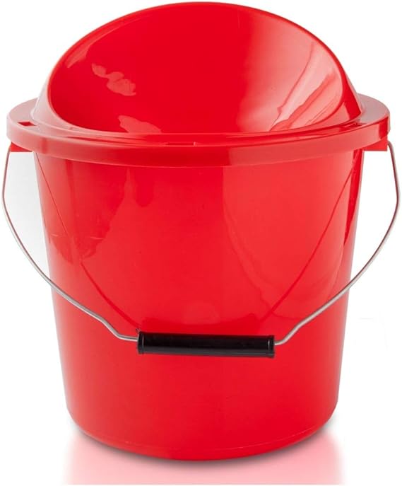 Easy Drop Slot Charity Bucket with Twist Lock Secure Lid for