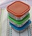 MIRA Leak-Proof Stainless Steel Snack Food Storage Container | 100% BPA Free Eco-Friendly & Reusable Lunch Box for Kids & Adults | 8 oz Set of 3 | Multi Color