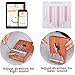 ADM Thumb Piano 10 keys Kalimba African Mahogany Finger Percussion Keyboard Portable with Music Book Tune Hammer and Bag