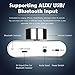 Nobsound Mini 50W x 2 Bluetooth Power Amplifier; 2.0 Channel Stereo Hi-Fi Digital Amp; Wireless Audio Receiver; PC Sound Card for Home Speakers with Power Supply Upgrade Version (Silver)thumb 4