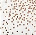 ALINK 50 Rose Gold Dots Luncheon Paper Napkins, Disposable Paper Party Napkins for Birthday, Wedding, Baby/Bridal Shower, Christmas, 6.5 x 6.5 inch
