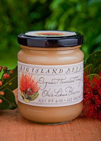 Big Island Bees: Raw Ohia Lehua Blossom Hawaiian Honey 9 Oz (6 Pack)