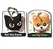 Field Point Key Cover/Key Caps/Key Holder/Keycaps - Cute Animal Pet Faces (Shiba)