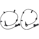 Rear Wheel Speed ABS Sensor Left and Right fit for Chevy Cruze 11-15, 2pcs | for 2011 2012 2013 2014 2015 Chevy Cruze Volt, 14-16 Cadillac ELR, 12-17 Buick Verano, 16-19 Cascada, Driver Passenger Side