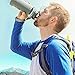 Swig Savvy Sports Water Bottle - with Silicone Sleeve. Fruit Infuser Water Bottle Filter and Leak Free Flip Top, EZ Open with One Click,Tritan Co-Polyester Plastic, 32oz Gray