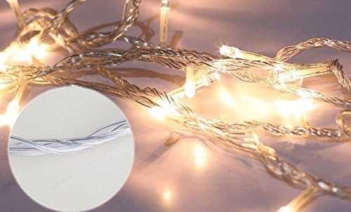 KiHomy Solar String Lights 98ft (30m) 300 LED, Christmas Lights for Outdoor, Indoor Holiday Decorations, Outside Solar String Lights for Garden, Patio, Party, Waterproof