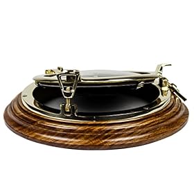 Nagina International 10" Premium Wooden Based Nautical Brass Ship's Porthole Time's Quartz Clock | Pirate Home Decorative Wall Hanging 51fv9Q9rwDL