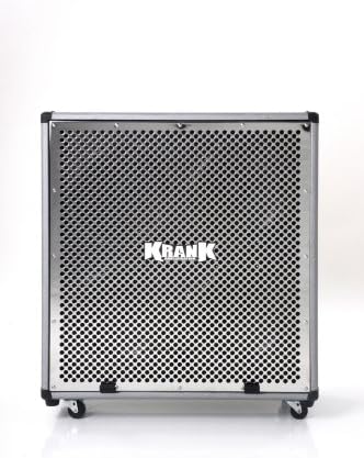 Silver Rev 4x12 Speaker Cabinet with Chrome Grill