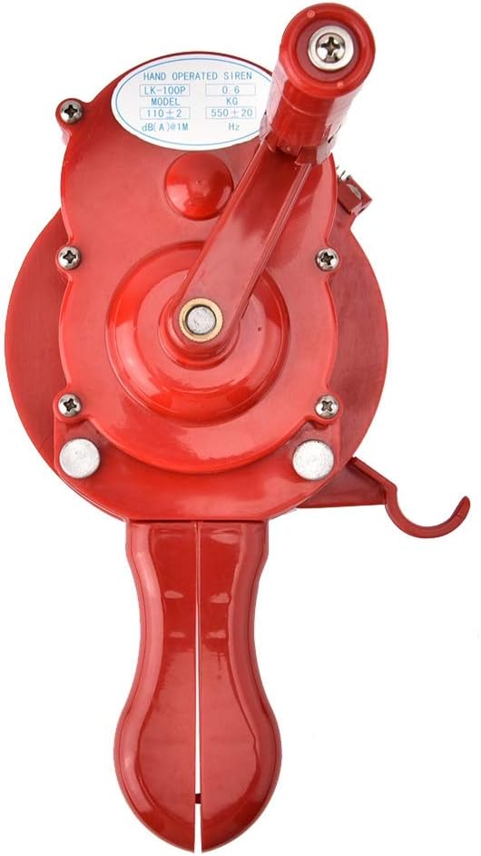 Hand Operated Crank Air Raid Safety Siren Fire Emergency Alarm