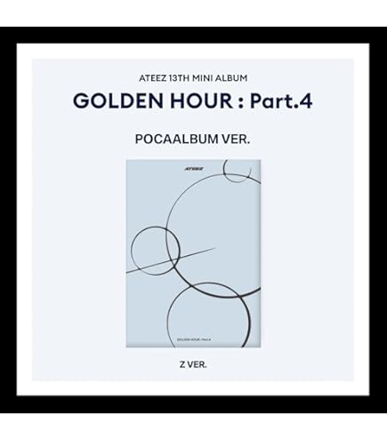 Amazon.com: ATEEZ GOLDEN HOUR : Part.4 POCA Album Version KPOP Pre