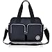 Tote Handbags,Nylon Crossbody Bag,ZYSUN Purses and Satchel Handbags for Women (Black/606)