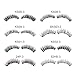 BONNIE CHOICE 32 Pcs One Two Lash Magnetic False Eyelashes, 3 Magnets No Glue Ideal for Full Eyes Triple Magnet Hand Made Fake Eye Lash Extension False Set for Natural Look (8 Pairs)