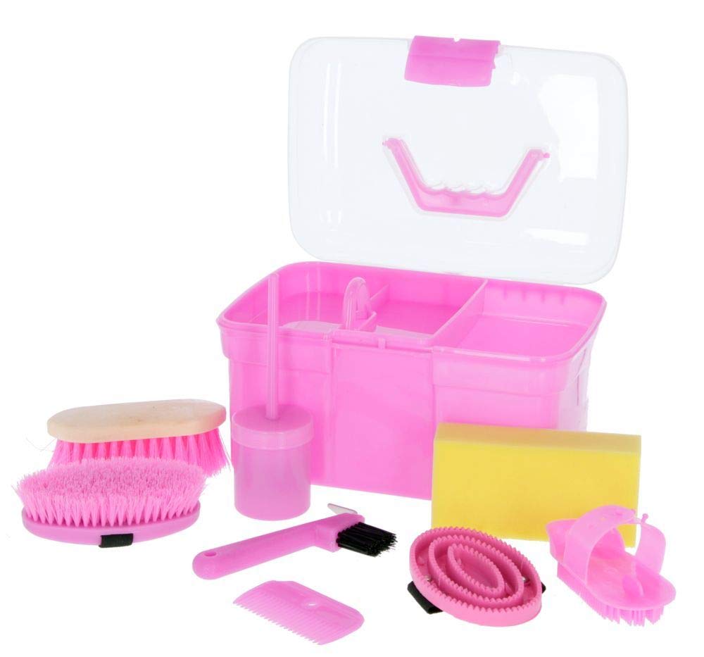 Kerbl horse cleaning box, filled for children — image 1