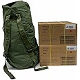 Ozark Outdoorz, LLC 2018 Pack Date - 2021 Inspection - 24 Military MREs (A and B Case) w/Previously Issued (Used) USGI Duffel Bag