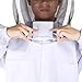 DGCUS Professional Cotton Full Body Beekeeping Suit with Self Supporting Veil Hood(For Person No Taller than 5' 9