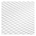 mDesign Extra Wide Light Weight Waffle Weave Polyester Shower Curtain with Reinforced Buttonholes, for Bathroom Showers and Bathtubs - Elegant Woven Geometric Square - 108