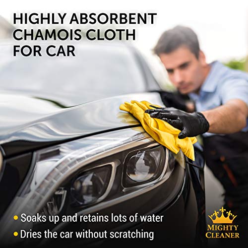 2 Premium+Chamois+Cloth+Car+Shammy