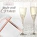 Fanxyware Rose Gold on White Cocktail Napkins - 100 Pack, 5
