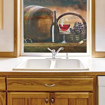 Window Film for Privacy Autumn Large Decorative Glass...