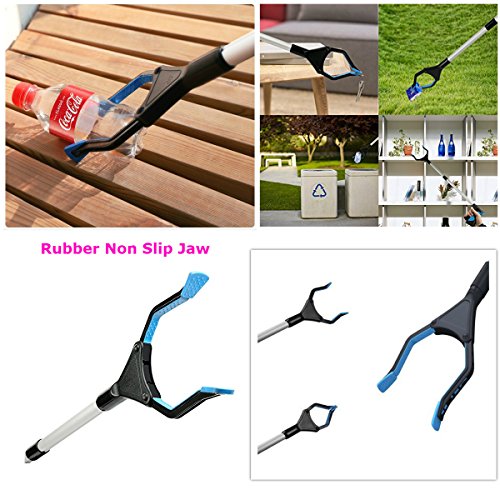 Grabber Reacher Tool & Sock Aid Kit Assist 2 Pack Mobility Tool Kit