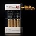 Sametop 12 Packs Steel Tip Darts Set 18 Grams with Flights, Aluminum Shafts, Brass Barrels and Dart Sharpener