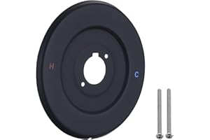 RAINREVIVE Replacement Escutcheon Plate for Moen Gibson Posi-Temp, for One-Handle Tub and Shower Faucets, Single Metal Round 