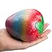 BeYumi Colorful Slow Rising Toy, Rainbow Strawberry Squishy Cream Scented Bread Decompression Squeeze Toys for Collection Gift, Decorative Props Large or Stress Relief, 1 Pack