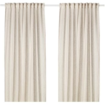 Amazon Com Ikea Fritse Curtains 1 Pair Green 704 140 54 Size