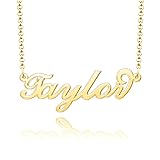 Q&Locket Name Necklace Personalized Stainless Steel